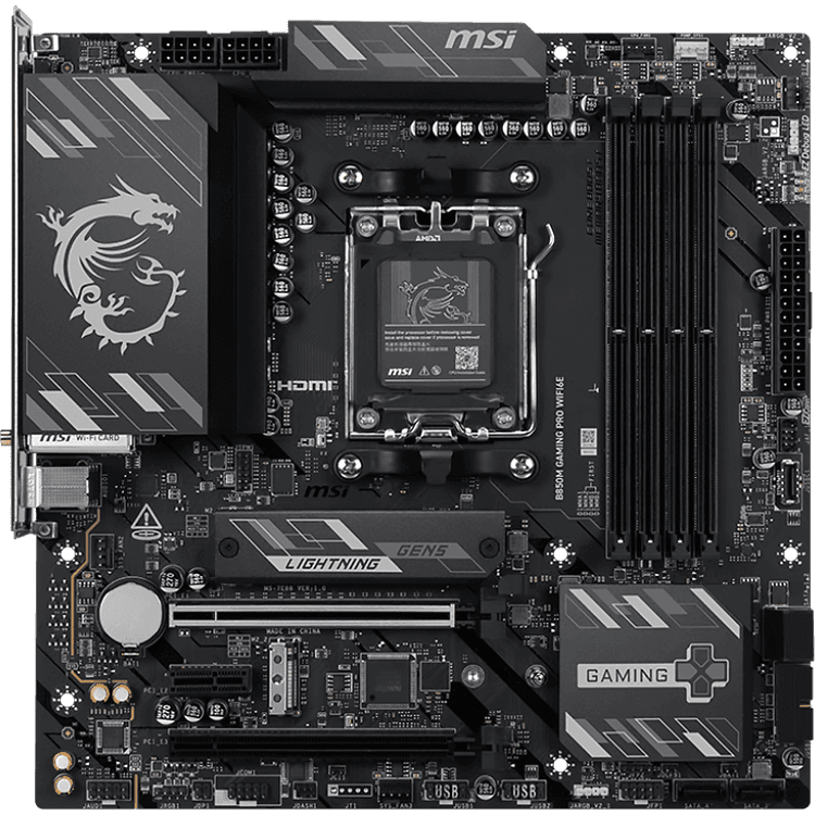 Материнская плата MSI B850M GAMING PRO WIFI6E