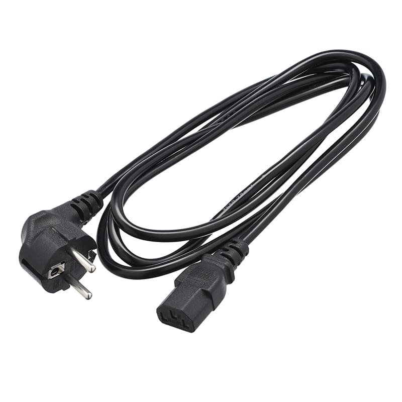 Кабель питания/ Кабель питания GoPower евровилка CEE 7/7-C13 (f) 3.0м ПВХ 0.75мм черный (1/10/100)
