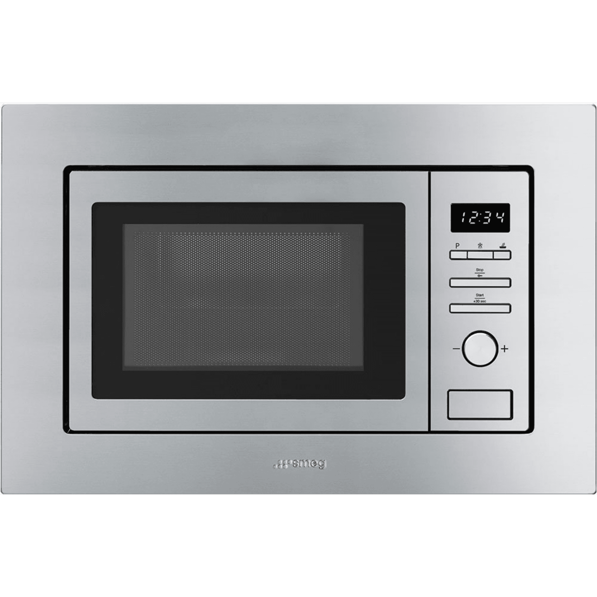 Встраиваемая микроволновая печь SMEG/ Встраиваемая микроволновая печь, 60 см, высота 39 см, нержавеющая сталь