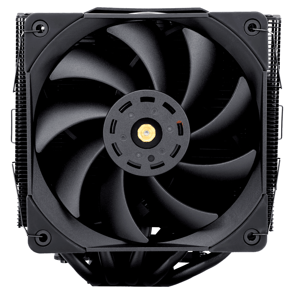 Кулер для процессора/ CPU Cooler Thermalright Frost Commander 140 Black (4-pin PWM, 158mm, Ni/CU, 8x5mm, 1x120mm+1x140mm, 82CFM/95.5CFM, 29.6dBA/30.2dBA, 1850RPM/1800RPM, S: 1700, 1200, 20XX, 115X, AM5, AM4)