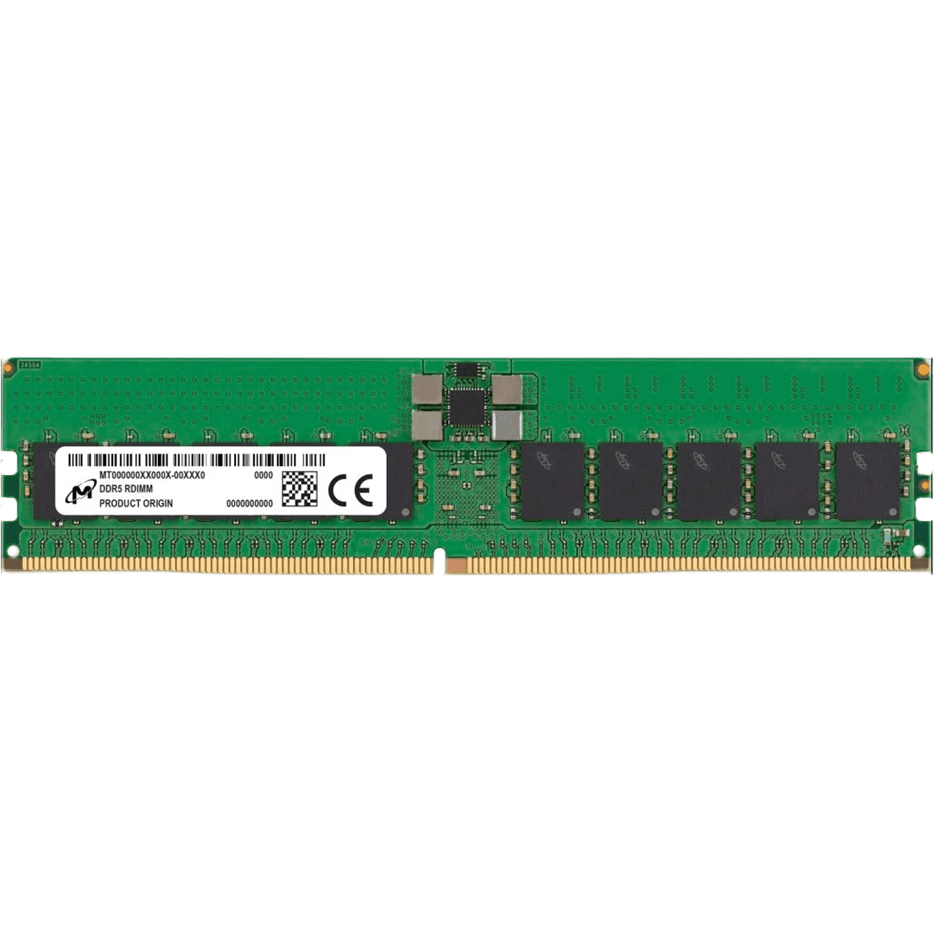 Память оперативная/ Micron 32GB DDR5 5600MT/s CL46 ECC Registered DIMM 288pin