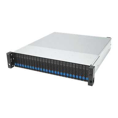 Серверная платформа/ ASUS VS320D-RS26-D1712106Z, 2U, Intel Xeon 64-bit 4-core, 4x DDR4 ECC DIMM, 26 x 2.5" SATA/SAS hsb, 1x 1GbE RJ45 LAN Port, 2x 12Gb/s SAS Wide Port, 1+1 850W
