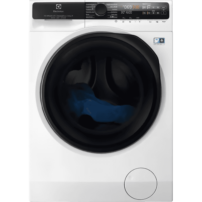 Стиральная машина ELECTROLUX/ 85x60x57.6, фронтальная загрузка, 9 кг, сушка 5 кг, отжим 1600 об/мин, большой цифровой ЖК дисплей, инверторный двигатель,панель управления на английском языке