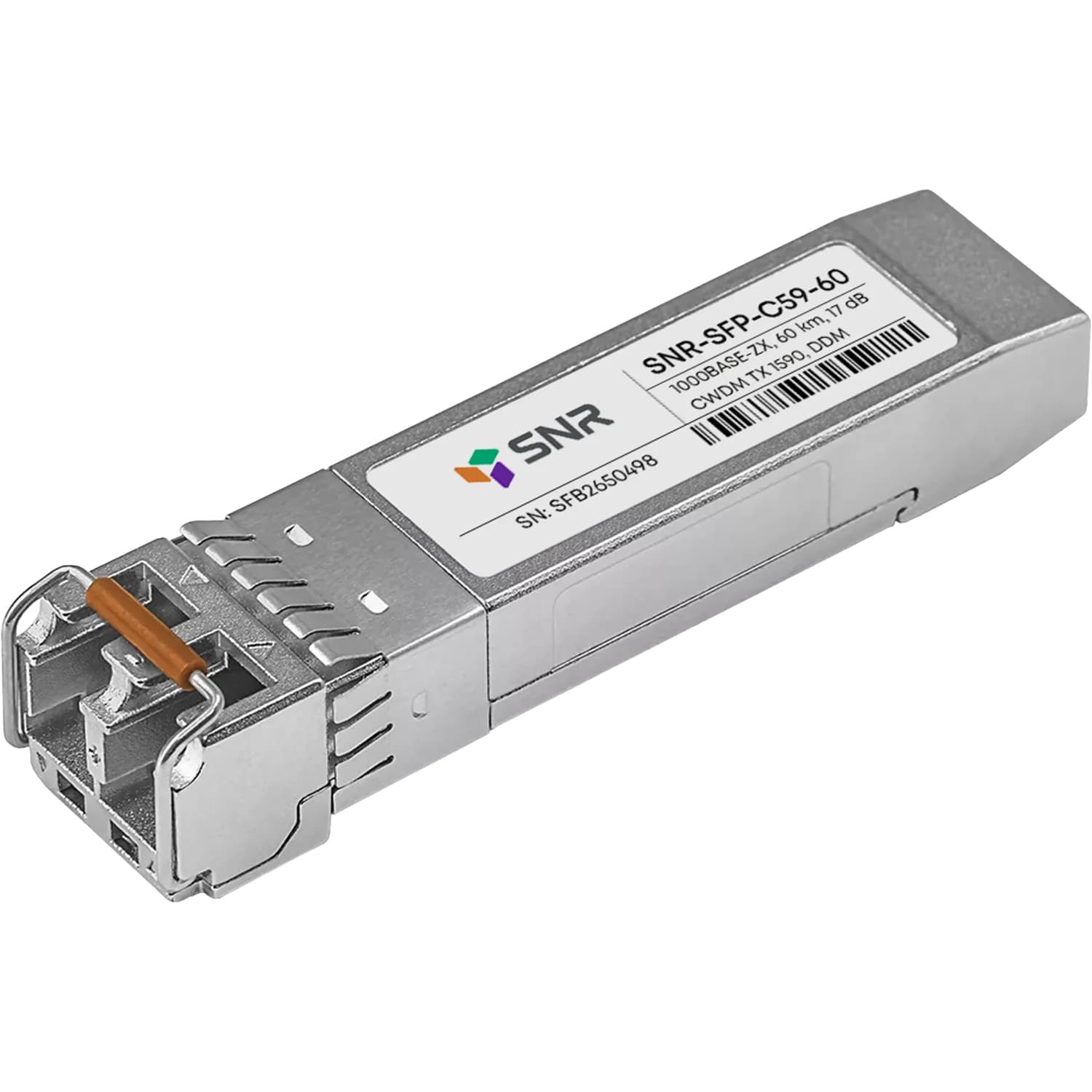 SNR SNR-SFP-C59-60 Модуль SFP CWDM оптический, дальность до 60км (17dB), 1590нм