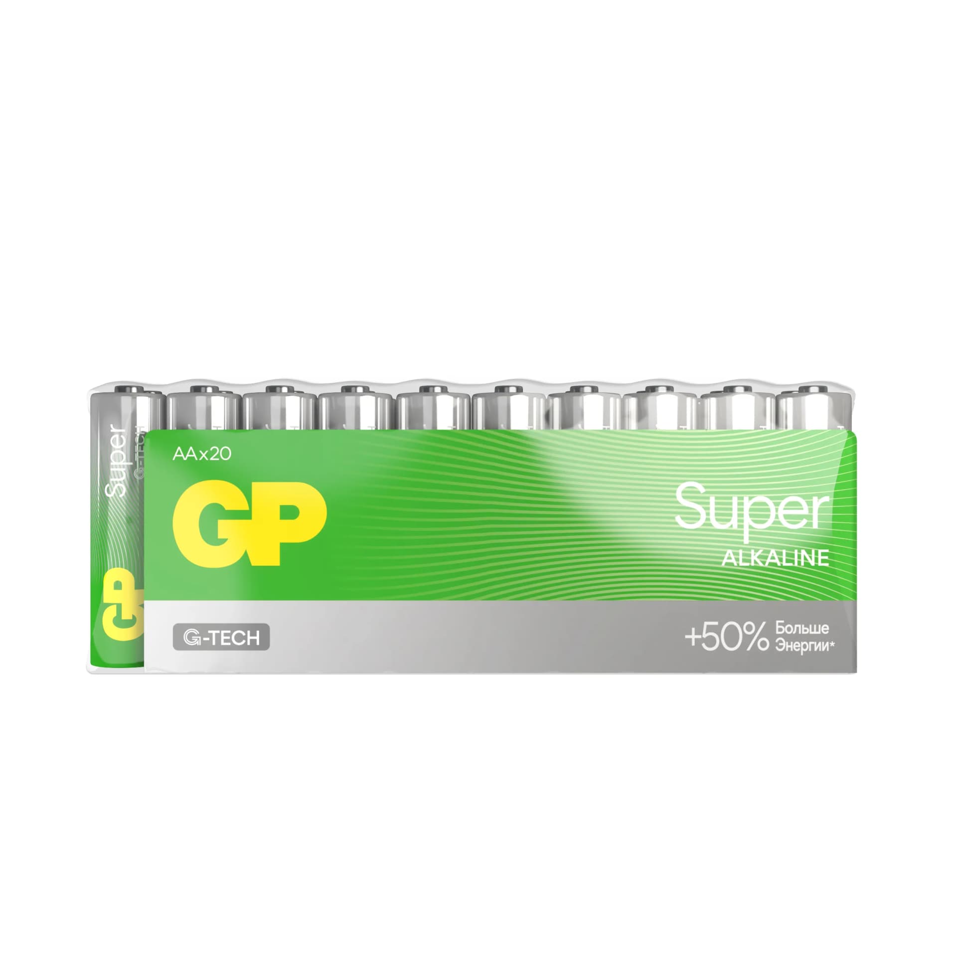 Батарейка GP Super G-Tech (AA, 20 шт.)