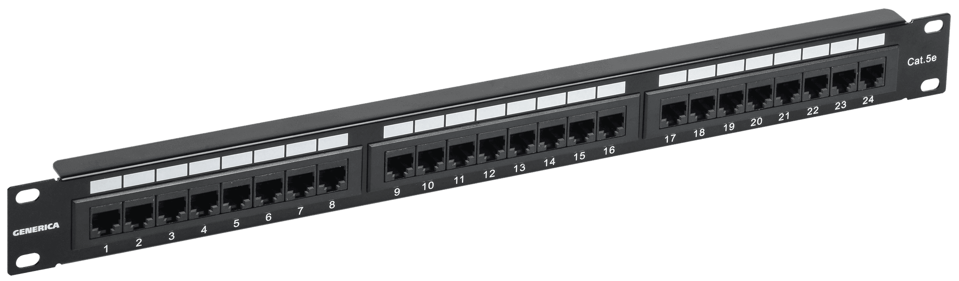 Патч-панель ITK PP24-1UC5EU-K05-G 19" 1U 24xRJ45 кат.5E UTP