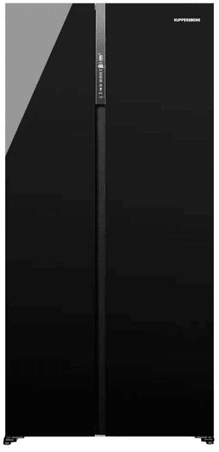 Холодильник KUPPERSBERG/ KITCHEN RETAIL / Холодильник KUPPERSBERG, High-Tech, Side-by-Side, 91 см, полезный объем 502 л, No Frost, зона свежести, LED дисплей, антибактериальный пластик, светодиодное освещение, супер заморозка, супер охлаждение, инверторный компрессор, электронное управление, энергоэффективность А++, цвет черный