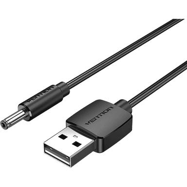 Кабель Vention USB AM/DC-jack 3.5мм M - 0.5м Чёрный