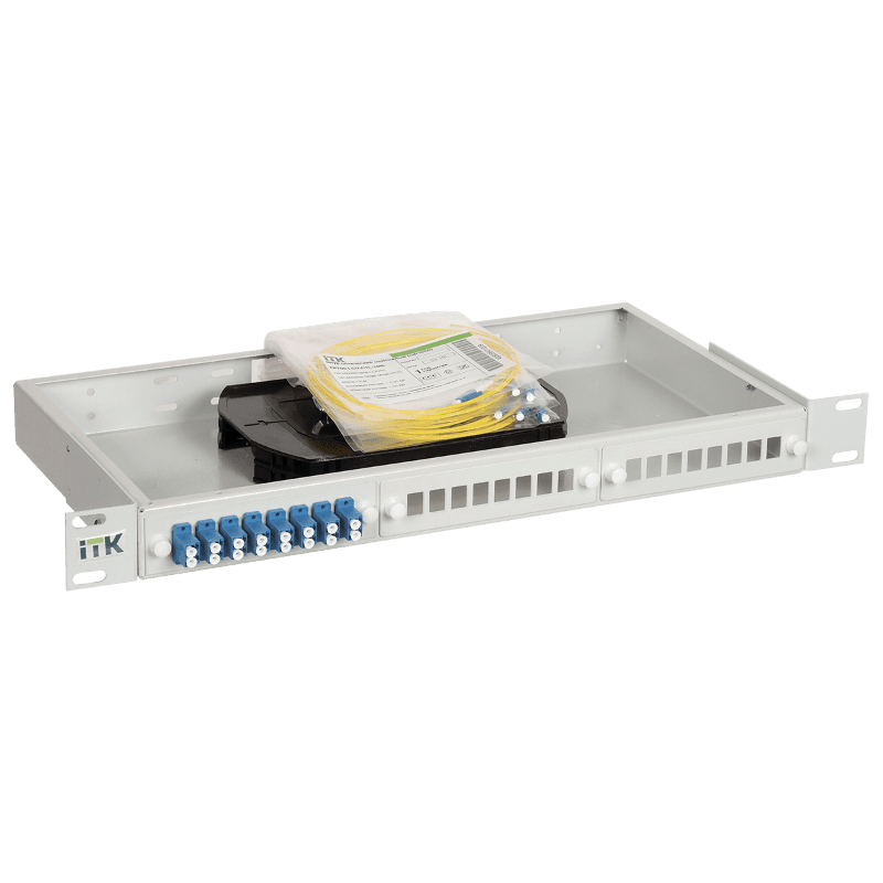 Кросс ITK FOBX24-1U-4LCUD09 1U 24xLC дупл. 9/125 OS1/OS2