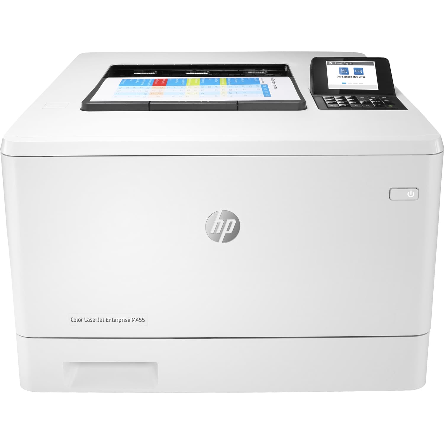 Принтер лазерный HP Color LaserJet Enterprise M455dn (3PZ95A) A4 Duplex Net белый