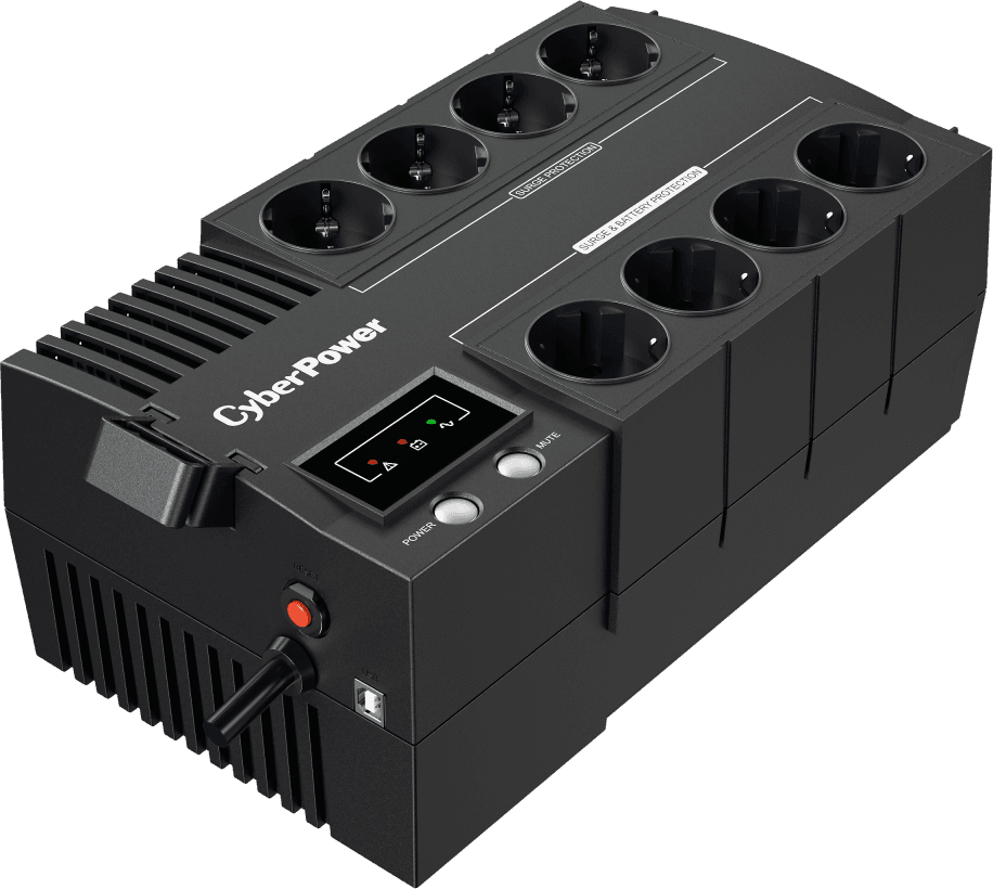 ИБП CyberPower BS850E NEW линейно-интерактивный 850ВА/480Вт, 4+4 евророзетки, USB/ UPS Line-Interactive CyberPower BS850E NEW 850VA/480W USB (4+4 EURO)