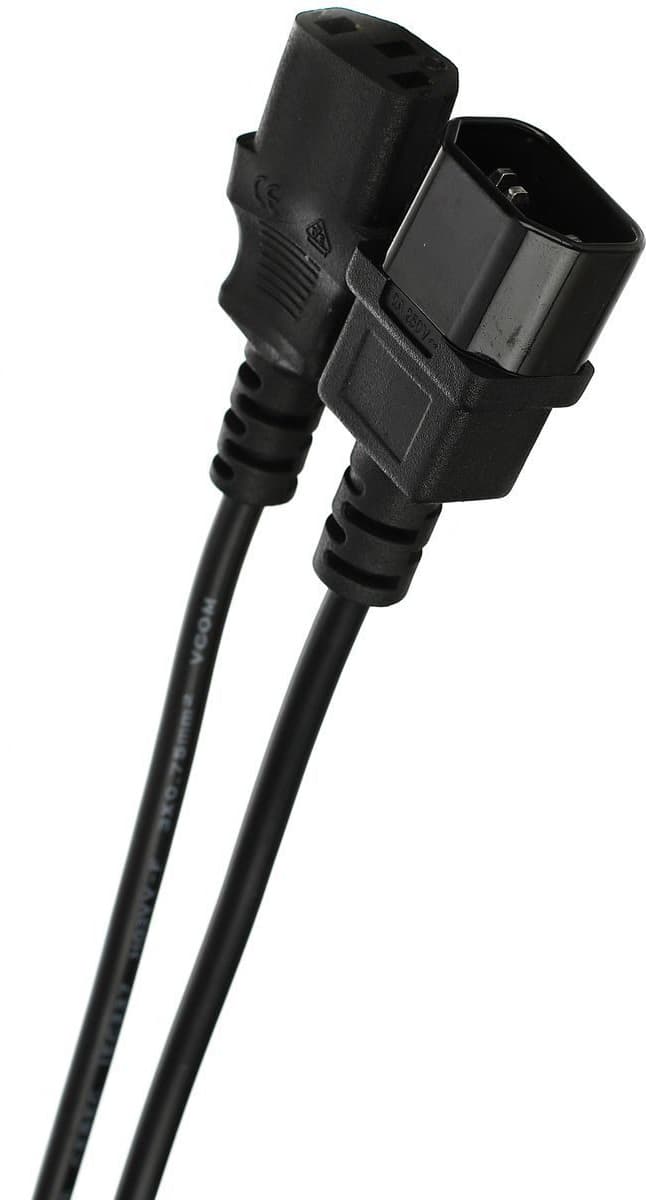 Кабель питания C13 - C14, 1.8м, VCOM CE001-CU0.75-1.8M