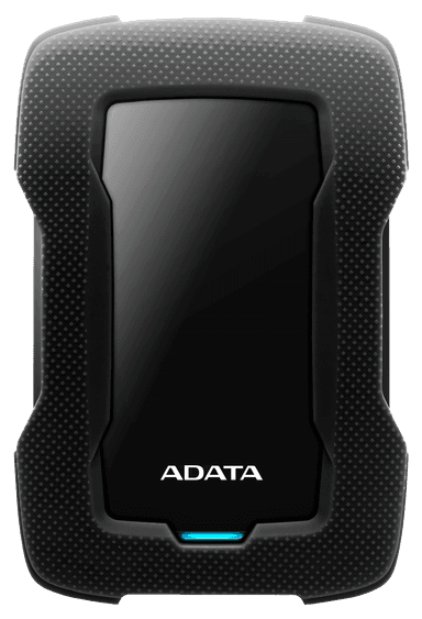 Внешний жесткий диск/ Portable HDD 2TB ADATA HD330 (Black), Silicone, USB 3.2 Gen1, 133x89x16mm, 190g /3 года/