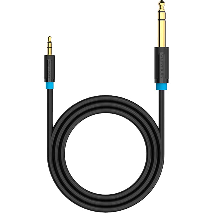 Кабель Vention аудио Jack 6,5 mm M/ 3,5 M - 5 м
