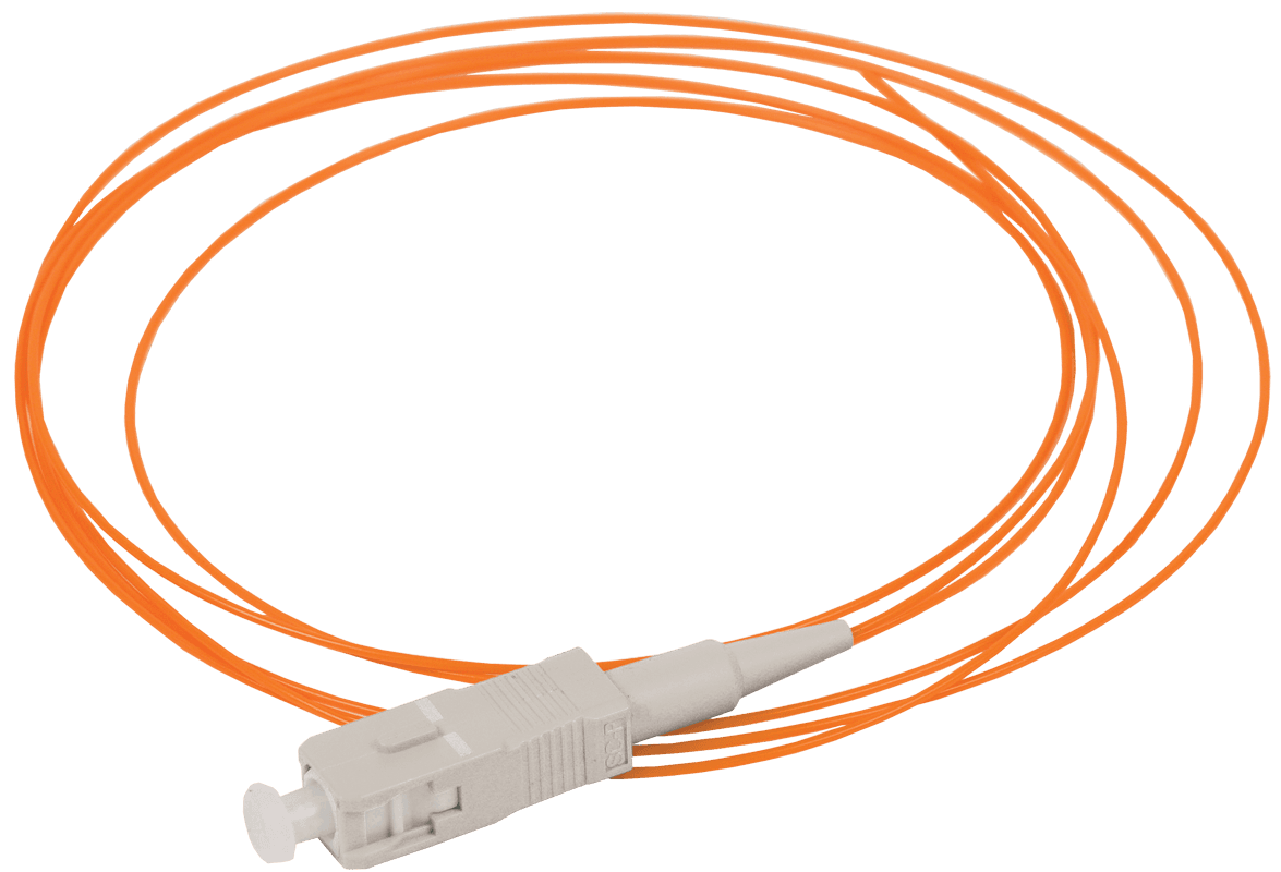 Оптический пигтейл, (MM), (MM), 50/125 (OM2), SC/UPC, LSZH, 1,5м