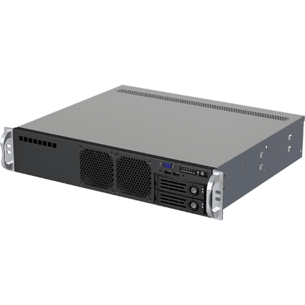 Серверный корпус/ 2U chassis; Micro-ATX, Mini-ITX MBs; 2 x 3.5" Swappable HDD Trays; 2 x 3.5" Internal HDD Trays; 1 x 2.5" Internal HDD Bay; USB3.0 ports on the front panel with USB3.0 Dual Port Cable; Single PS 550Wt (ATX), Slide Rail: AC-R50