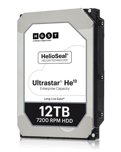 Жесткий диск/ HDD WD SAS Server 12Tb Ultrastar HE12 7200 12Gb/s 256MB 1 year warranty