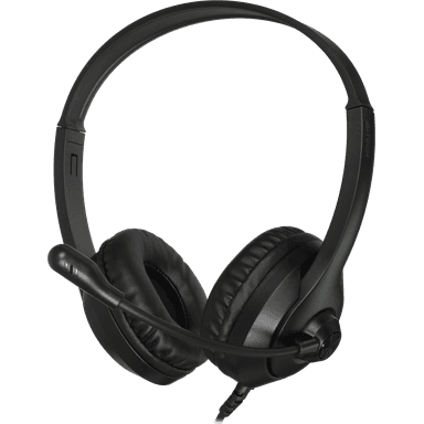 Наушники с микрофоном A4Tech Fstyler FH100i черный 1.8м накладные (FH100I (STONE BLACK))