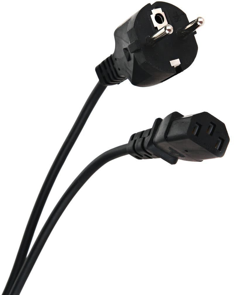 Кабель компьютер - розетка 220V <3.0м> (Европейский стандарт), TELECOM