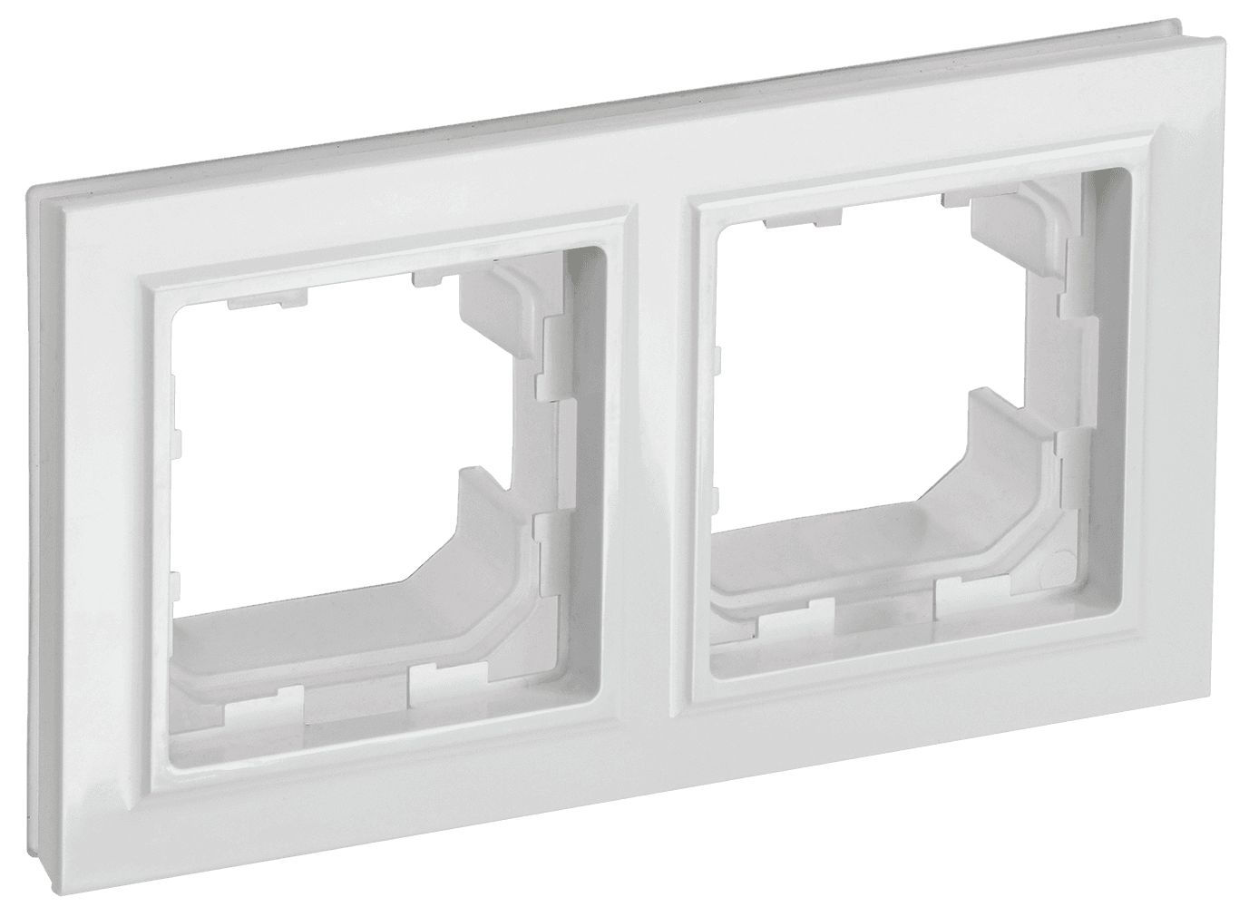 BRITE Рамка 2-мест. IP44 РУ-2-БрБ-44 бел. IEK