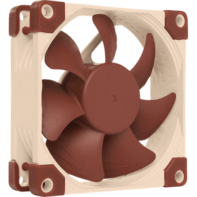 Кулер для корпуса/ Case Cooler Noctua NF-A8 FLX (80x80x25mm, 3-pin, 29.66CFM, 16.1dBA, 2000RPM, Beige/Brown)