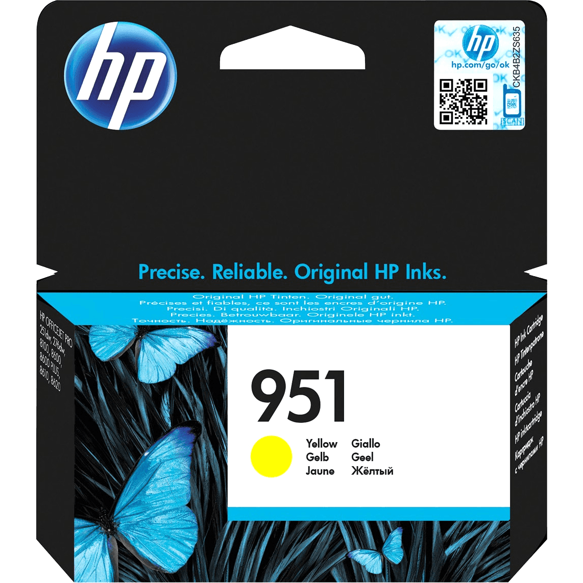 Картридж/ HP 951 Yellow Officejet Ink Cartridge