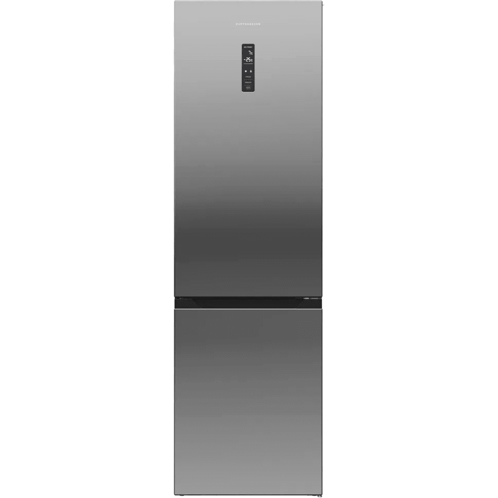 Холодильник KUPPERSBERG/ Холодильник KUPPERSBERG, High-Tech, отдельностоящий, объем 401 л (276+125), инверторный компрессор, электронное управление, Total No Frost, LED дисплей, LED подсветка, супер заморозка, супер охлаждение, зона свежести, режим отпуск, энергоэффективность А++, цвет нержавеющая сталь