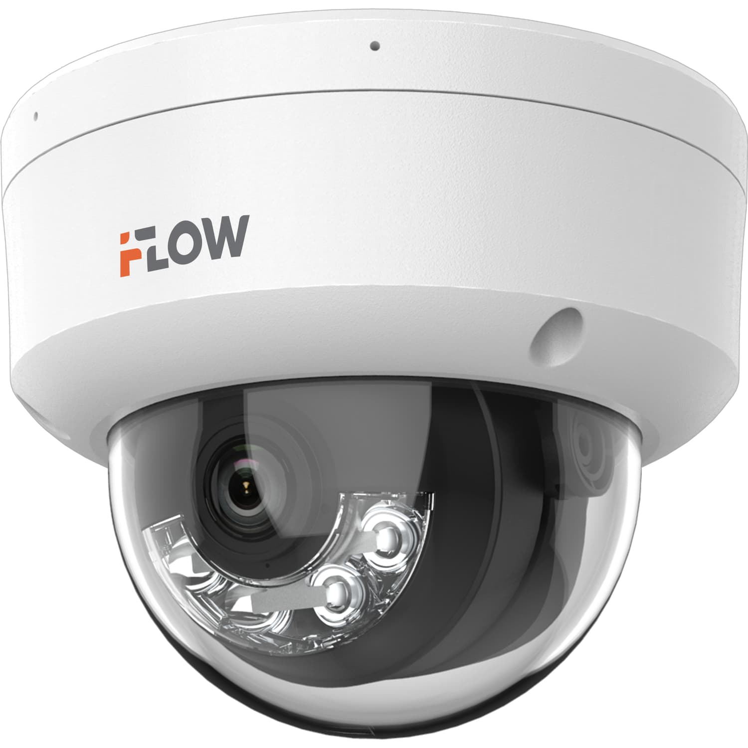 iFLOW F-IC-1422CM(2.8mm) Eco 2Мп уличная купольная IP-камера с гибридной Smart-подсветкой и встроенным микрофоном