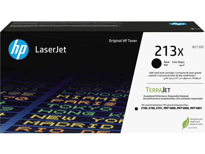 Тонер-картридж/ HP 213X Black High Yield Original LaserJet Toner Cartridge