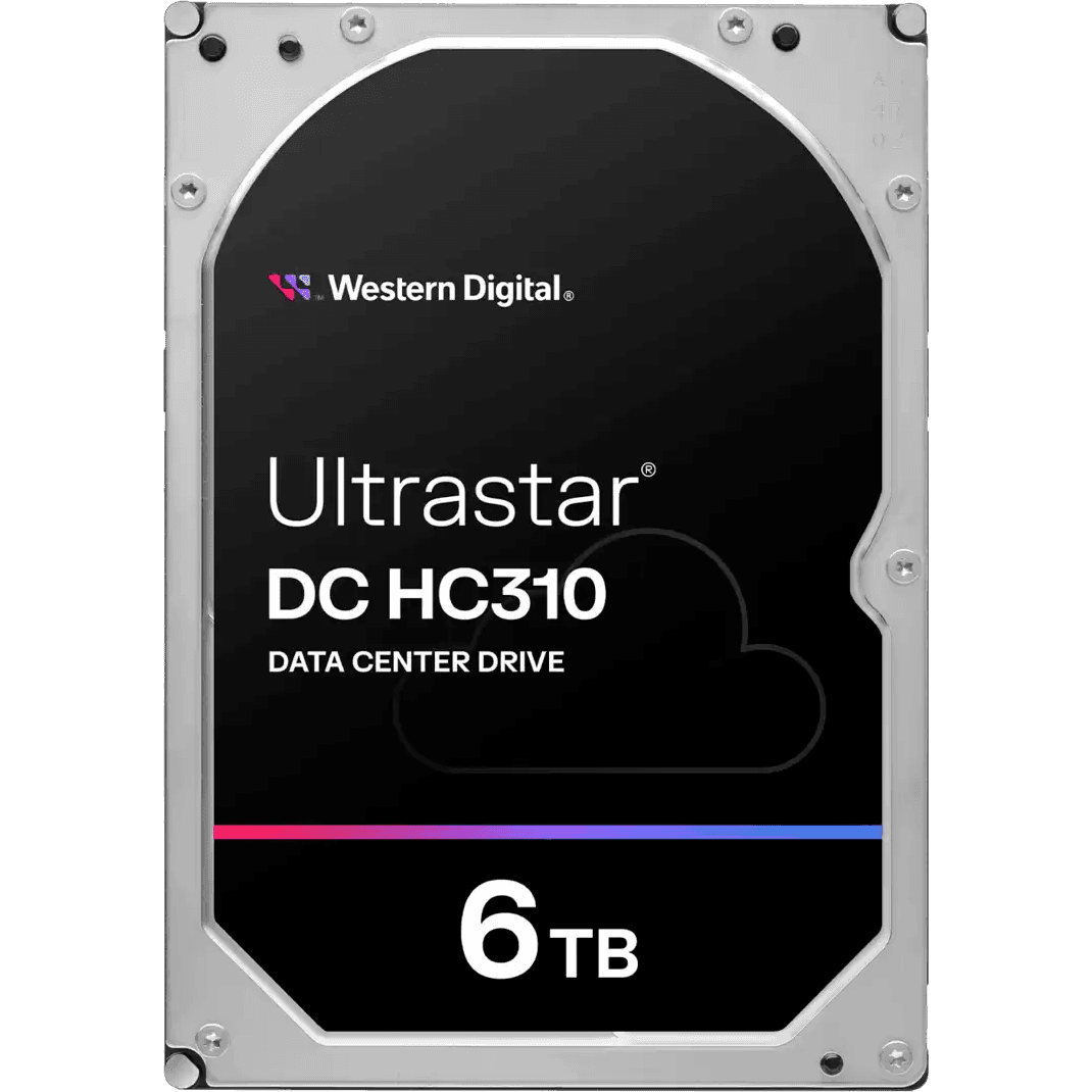 Жесткий диск/ HDD WD SATA Server 6Tb Ultrastar 7200 6Gb/s 256MB 1 year warranty (replacement MG08ADA600E, ST6000NM019B)