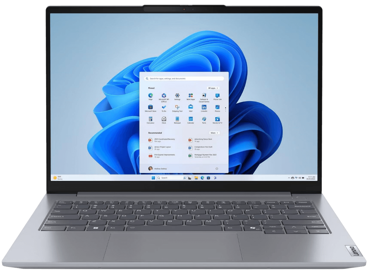 Ноутбук Lenovo ThinkBook 14 G7 ARP Cosmic Blue (21MV00AYUS)