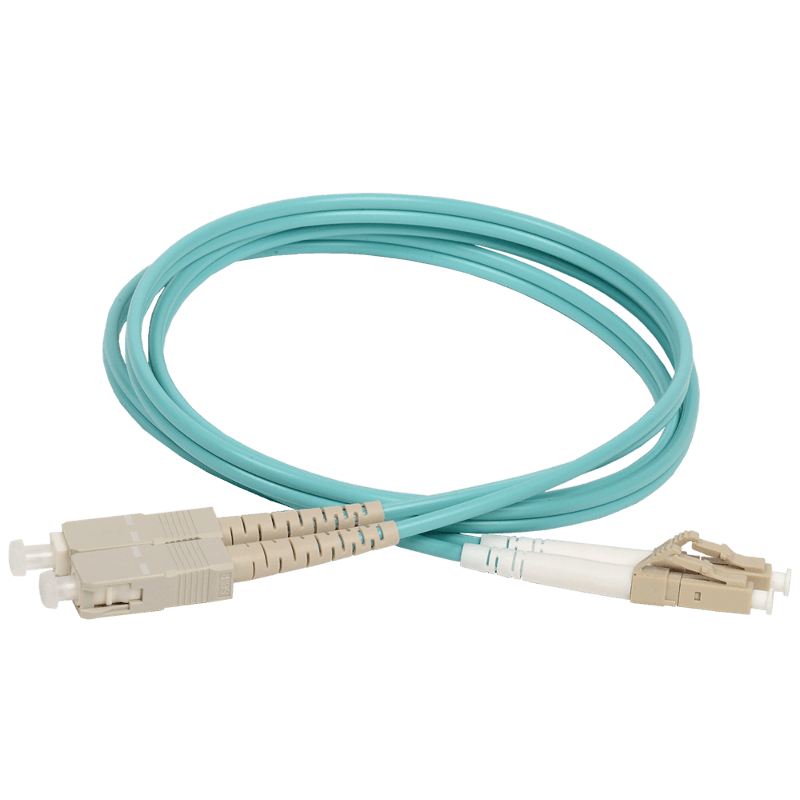 Оптический (патч-корд), MM, 50/125 (OM3), LC/UPC-SC/UPC,(Duplex),2м