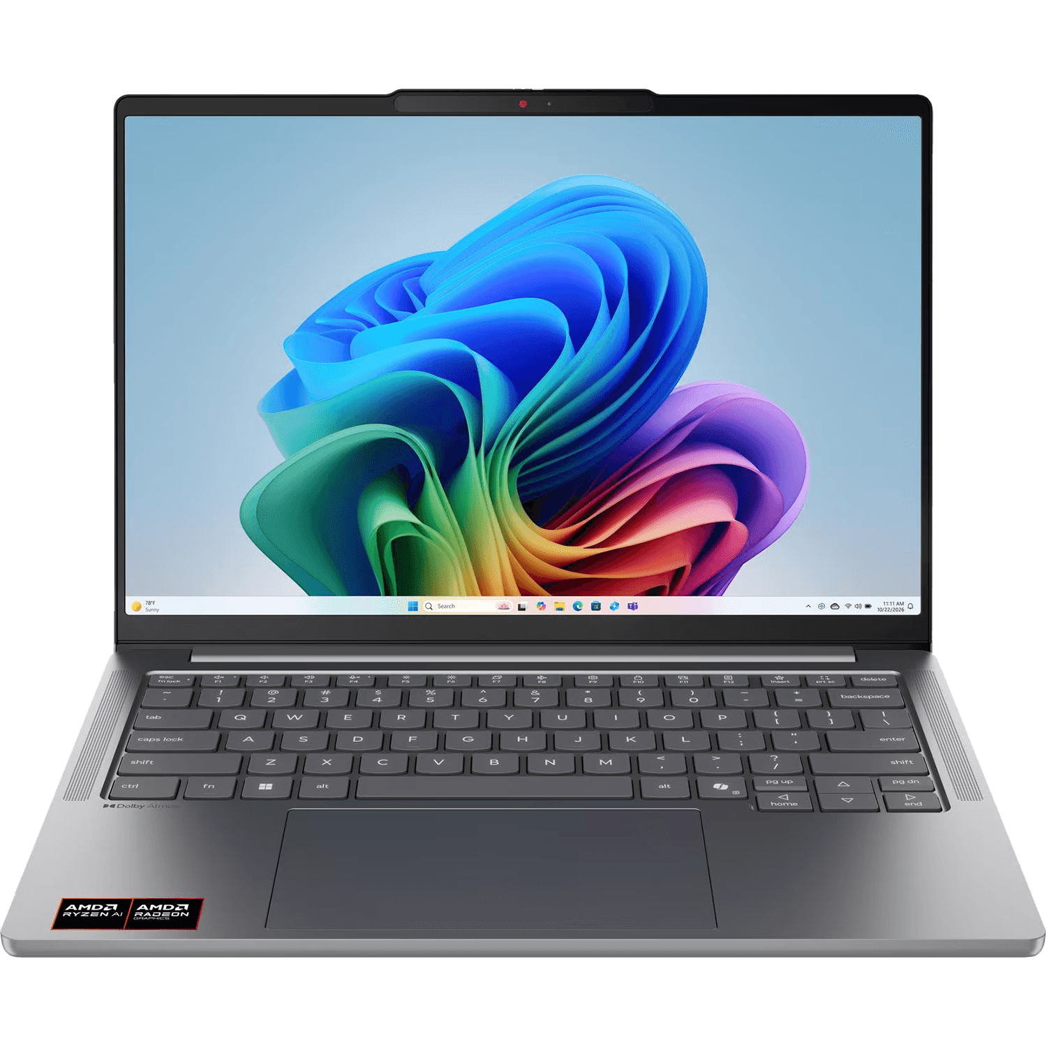 Ноутбук/ Lenovo IdeaPad Pro 5 14AGP11 14"(2880x1800 OLED)/AMD Ryzen AI 7 (Ghz)/24576Mb/1024PCISSDGb/noDVD/Int:AMD Radeon 860M(6144Mb)/Cam/BT/WiFi/100WHr/war 1y/1.43kg/luna grey/noOS + 100W, RU kbd