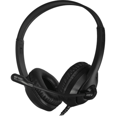Наушники с микрофоном A4Tech Fstyler FH100U черный 2м накладные USB (FH100U (STONE BLACK))