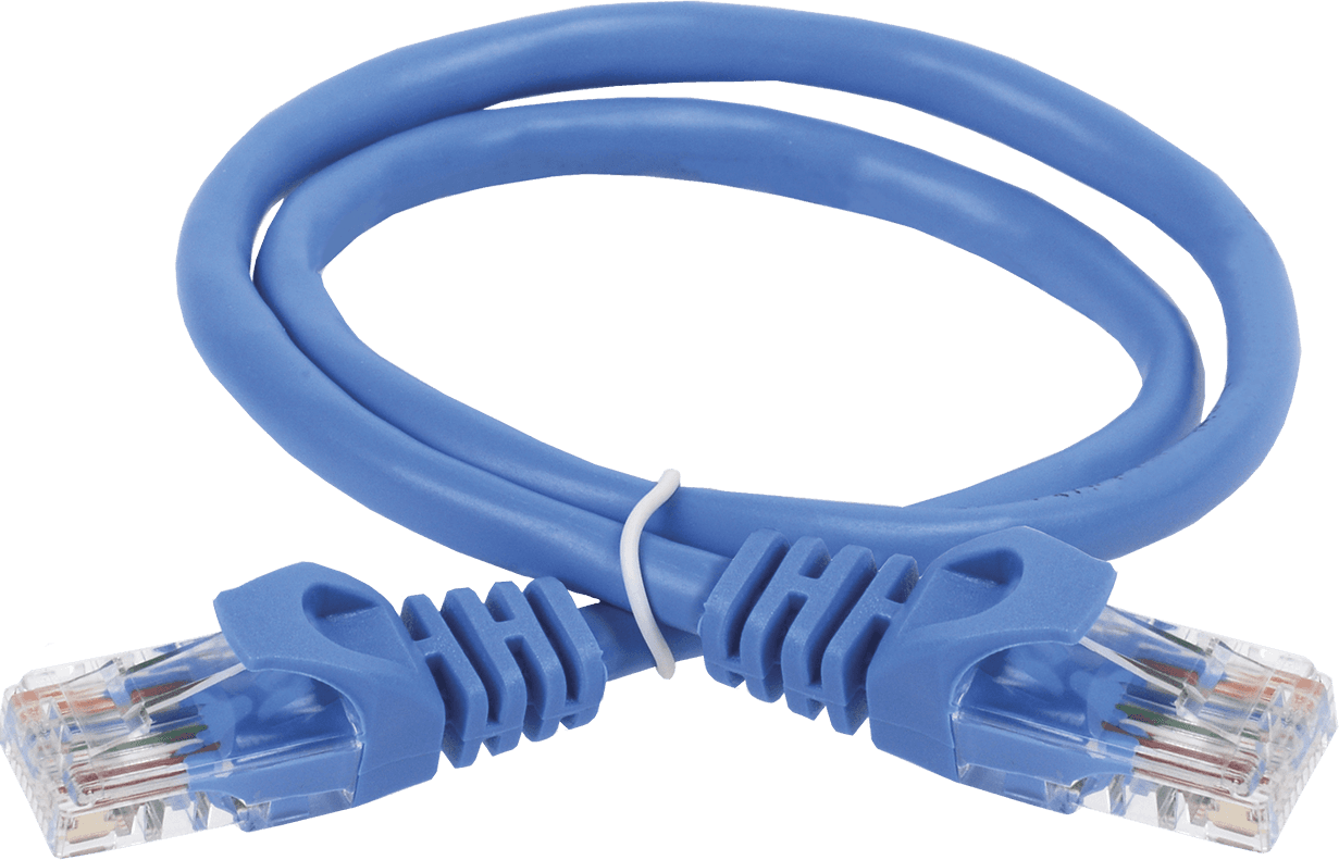 Коммутационный шнур кат. 6 UTP PVC 2м синий