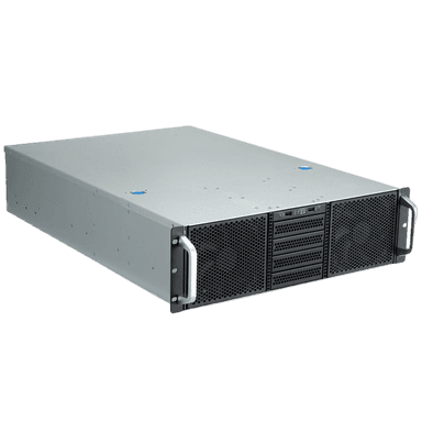 Серверный корпус/ Server case YCC YRM-36514A0, 3U, E-ATX, w/o PSU, int. 10x3,5" + 4x3,5"/2,5" HDD bays, 2x120mm front fans, 3x120mm middle fans, 2x60mm rear fans, 2xUSB 2.0, 5xFH PCIe vertical slots, 1xFHFL PCIe horizontal slot, depth 650mm, support ATX PSU, no rails