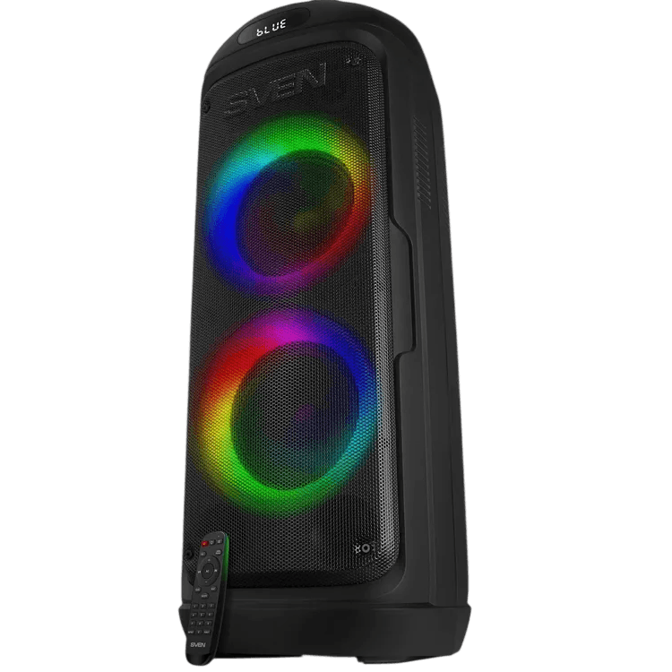 АС SVEN PS-770, черный (100 Вт, TWS, Bluetooth, FM, USB, microSD, LED-дисплей, 4400мА*ч)