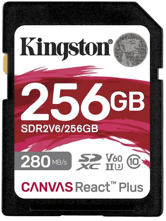 Флеш карта SDXC Kingston SDR2V6/256Gb Canvas React Plus w/o adapter 256Gb