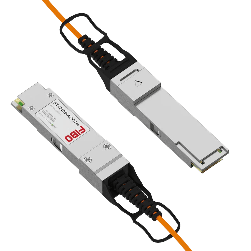 Кабель/ FT-Q100-AOC7m QSFP28 AOC модуль 100G, оптический кабель, 7 метров