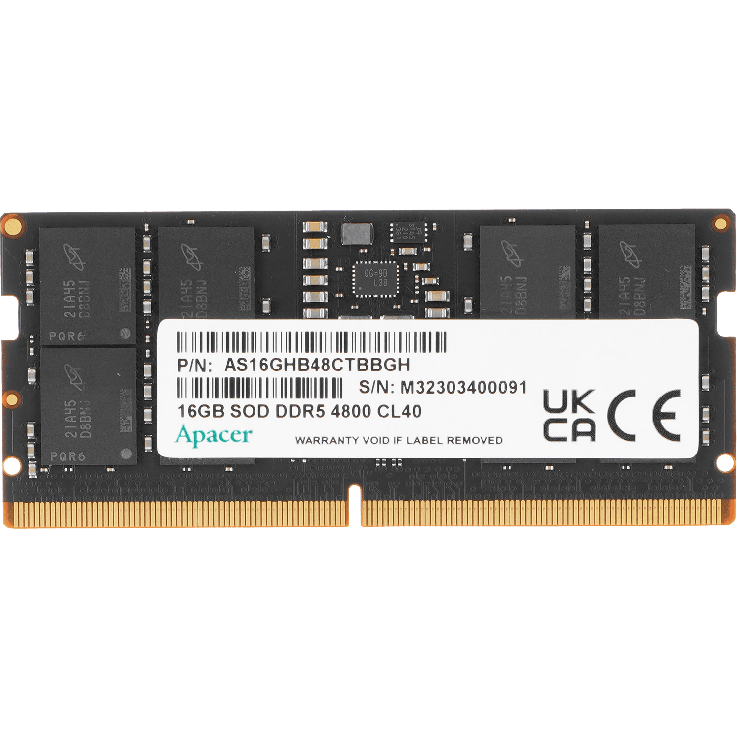 Модуль памяти для ноутбука SODIMM DDR5-4800 16GB FS.16G2A.PTH APACER