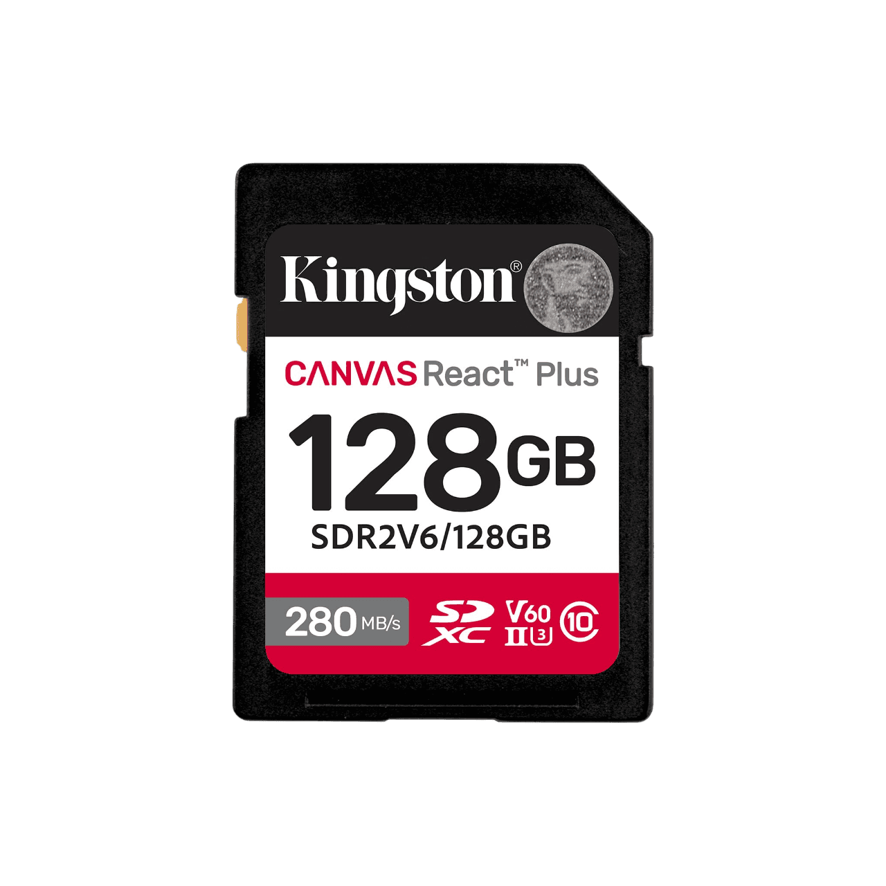 Карта памяти Kingston 128GB SDXC Canvas React Plus UHS-II 280R/100W U3 V60/ Kingston 128GB SDXC Canvas React Plus UHS-II 280R/100W U3 V60