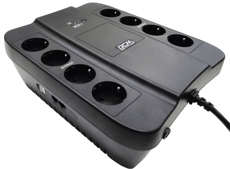 Источник бесперебойного питания Powercom Spider SPD-550U LCD 330Вт 550ВА черный
