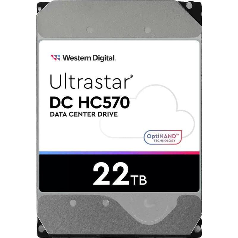Жёсткий диск 22TB SAS WD Ultrastar DC HC570 (0F48052)