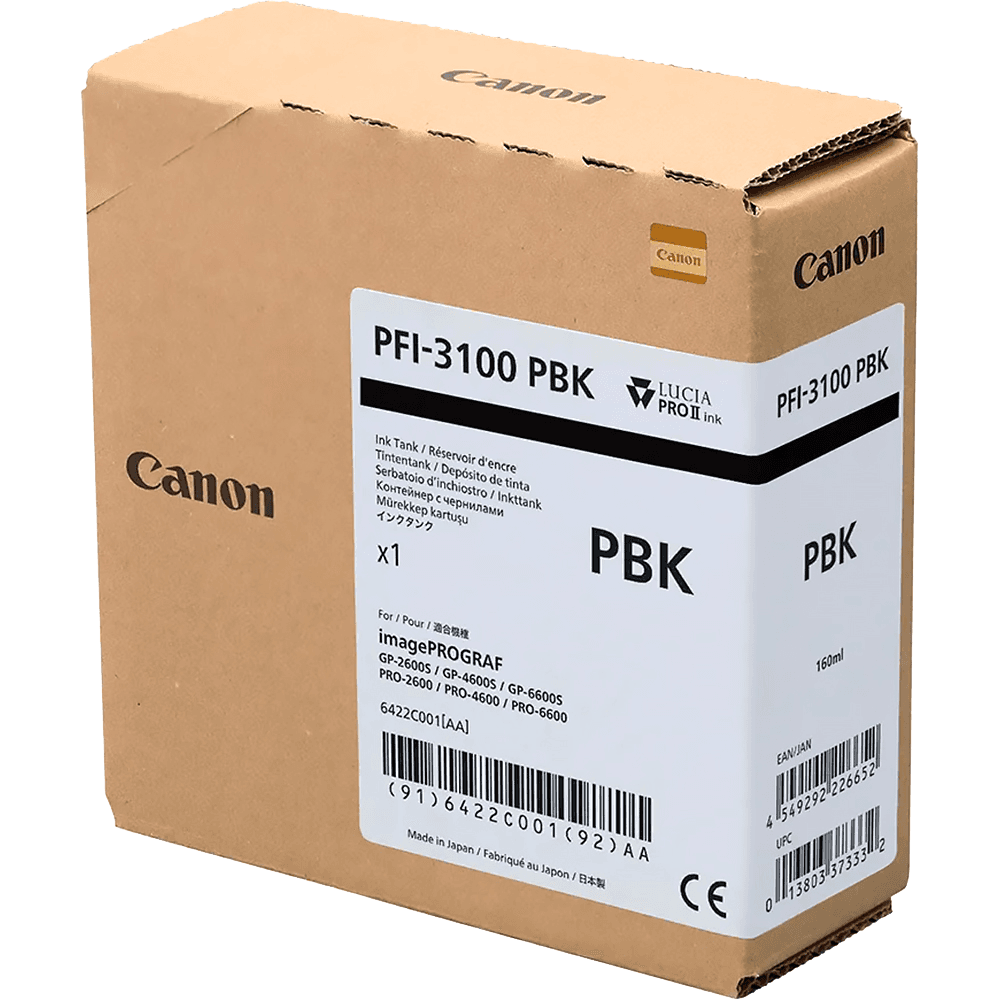 Картридж струйный Canon INK PFI-3100'PBK