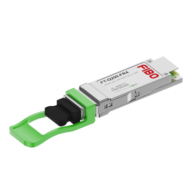 Трансивер/ FIBO FT-Q200-FR4 модуль QSFP56, 200G, до 2км, TX 1271/1291/1311/1331нм, 2xLC, DDM