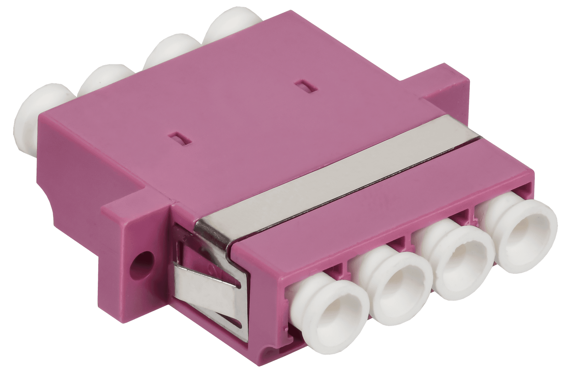 ITK Адаптер оптический проходной LC-Quad OM4 UPC