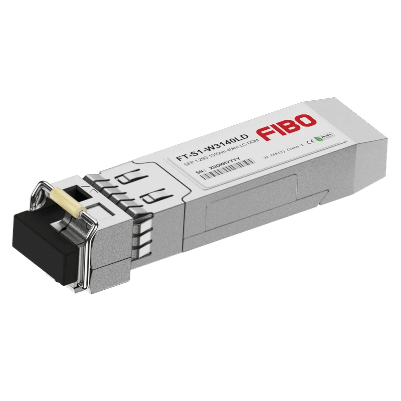 Трансивер/ FIBO FT-S1-W3140LD SFP модуль WDM, 1.25G, 40 км, TX 1310 нм, RX 1550 нм, LC, DDM