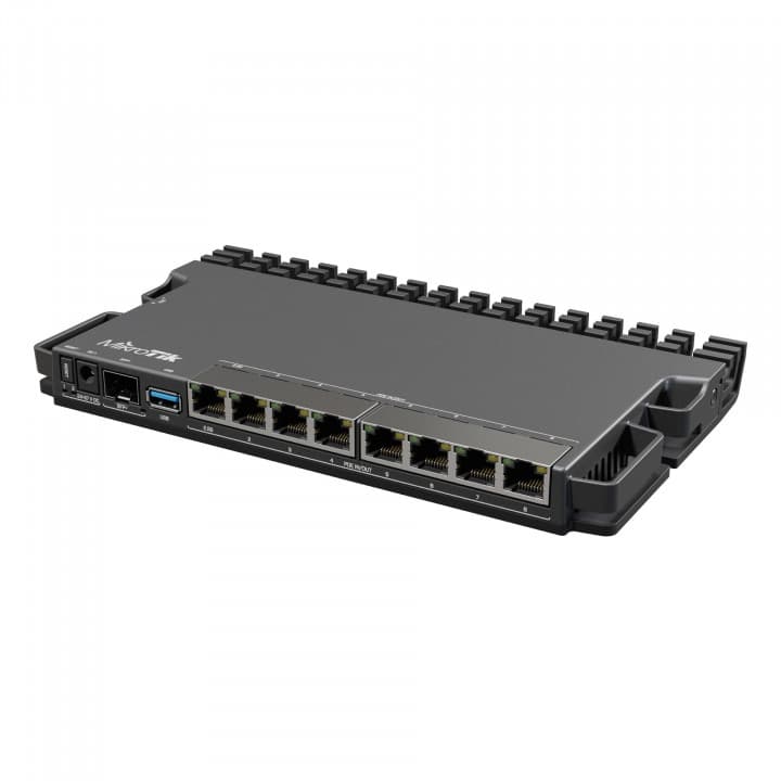 Маршрутизатор Mikrotik RB5009UPr+S+IN,7х 1G RJ45, 2.5G RJ45, 10G SFP+, 1xPoE in, 7x PoE out