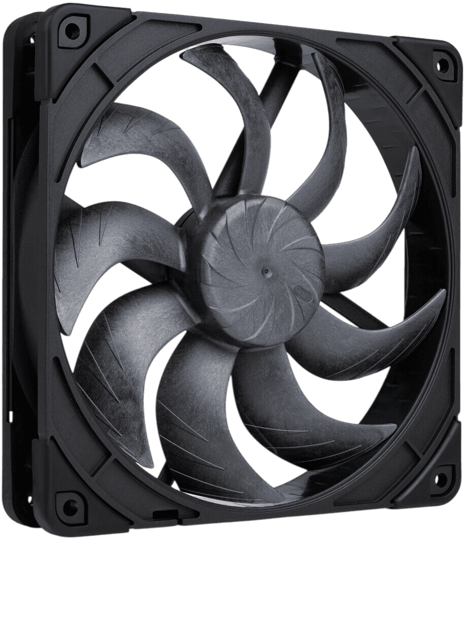 Кулер для корпуса/ Case Cooler Noctua NF-A14x25 G2 PWM chromax.black.swap (140x140x25mm, 4-pin PWM, 91.58FM, 24.8dBA, 1500RPM, Black)