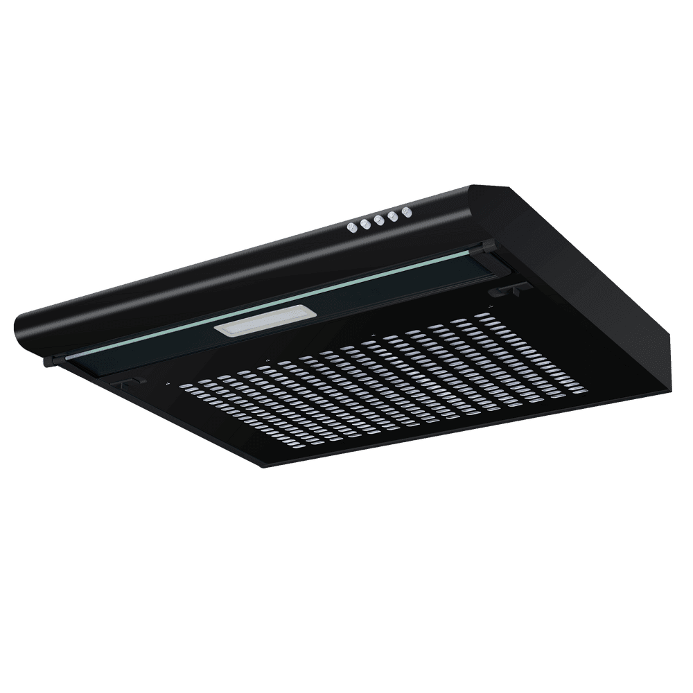ВЫТЯЖКА MAUNFELD/ Подвесная вытяжка, 60см, 3 скорости, 430 м3/ч, LED освещение, цвет: черный, (угольный фильтр CF152A приобретается отдельно)